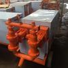 Máquina de argamassa líquida dupla para construção Argamassa de cimento Túnel de bomba líquida dupla horizontal 11kw Máquina de argamassa líquida dupla de cilindro duplo