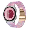Adecuado para Correa de Reloj Samsung Watch8, Pulsera de Resina de Tres Perlas a la Moda, Hebilla Plegable de Acero con Doble Botón, Correa de Reloj Samsung Watch9