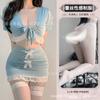 Uniforme sexy atacado paixão sexy secretária macacão dividido boate saia de quadril lingerie uniforme de estudante JK