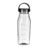 Vaso de agua de plástico Vaso para beber de fitness de aspecto elegante para niños transparente portátil hervidor deportivo impresión de logotipo con patrón
