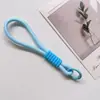 Fornecedor de Fabricante Cordão para Celular, Corda Trançada, Cordão Colorido Curto Anti-Perda, Chaveiro Versátil Feito à Mão, Corda para Alto-falante de Chaleira