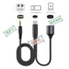 Cabo Adaptador OTG para Placa de Som ao Vivo Aiken Senran Dez Lâmpadas Sino Cabo para Celular Suporta PK Conectado à Expansão de Microfone