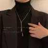 Colar Coração de Lava Doce e Cool para Mulheres, Corrente de Suéter com Design de Nicho High-End da Moda, Corrente de Suéter Versátil e Única para Homens