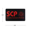 Parche de Velcro con Logo de la Fundación SCP Reflectivo Parche de Capítulo Brazalete Hobby Naturaleza Chaleco Táctico SCP