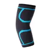 Rodillera de Compresión para Ponerse para Baloncesto, Correr, Fitness, Ciclismo, Rodillera Deportiva Tejida, Compresión y Transpirable