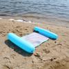 Rede Inflável em Estoque Transfronteiriça, Cadeira de Descanso Dobrável para Brincadeiras Aquáticas na Piscina, Cama Flutuante, Tapete Flutuante de Rede, Novo Tapete Flutuante Inflável