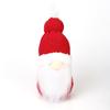 Boneca decorativa de Natal sem pernas de Natal com gnomo de Natal de malha enfeites de Natal