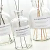Simples Nórdico Quatro Estações garrafa sala de estar vaso de vidro pequeno fresco decorativo transparente rattan volátil garrafa de aromaterapia garrafa vazia
