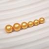 Suministrado Directamente por el Fabricante, Perlas de Vidrio Doradas Imitación Perla del Mar del Sur, Perlas Sueltas, Accesorios para Joyería, Materiales para Manualidades DIY