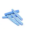Serie de Limas de Uñas de Esponja de Alta Elasticidad con Estampados Coloridos, Tiras Pulidoras de Esponja Lavables para el Cuidado de las Uñas y Manicura