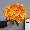 Flores Artificiales, Ramo de Hortensias de 5 Cabezas, Verano Interminable, 27 Piezas, Materiales Florales para Decoración de Bodas y Hogar, Flores de Cinco Cabezas