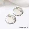 Base de Broche Colar Joias Artesanais Femininas Fivela Cabelo Acessórios de Casamento Material para Broche Cola Pino Suéter
