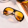 Gafas de Sol Estilo Aviador de Marco Grande Moda Europea y Americana Modelo Nuevo 2024 Gafas de Sol Selecciones de Influencers Estilo Único