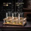 Taza de baijiu de dos liang estilo chino lujo ligero alta calidad taza pequeña de licor fuerte de 2 liang vaso con escala taza de shaojiu huangjiu de un liang