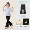 [Produto Novo Outono 2026] Calça Jerry para Bebês Meninas Calça Flare Respirável Calça Esportiva para Bebê Calça Casual Infantil