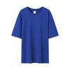 Camiseta de Manga Corta de Algodón Puro Hebei para Hombre y Mujer, Versión Lisa en Blanco, Multicolor, Hombros Caídos, Buena Calidad, Personalizada, 2025