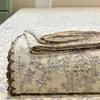 Modelo Nuevo 2026 Sábana de Hilo Puff con Borde Floral, Amigable con la Piel y Suave, Juego de Ropa de Cama para el Hogar de Tres Piezas: Sábana, Sábana ajustable y Funda de edredón