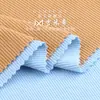 Tecido de veludo Shufu 230g, tecido canelado escovado elástico de poliéster-elastano, camiseta de base para outono e inverno, tecido de malha para casa