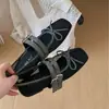 Zapatos Mary Jane Cuadrados con Lazo para Mujer 2026 Tacón Plano Correa Única Zapatos Suaves de Abuela Malla Fina Transpirables