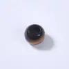 Cuentas Redondas de Piedra Natural Cristalina, Cuentas con Agujero Grande de Hebilla de Paz, Accesorios para Joyería de Ágata Natural, Accesorios para Pulseras y Collares DIY