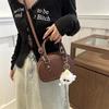 Bolso Moda Mujer Casual Hombro Cruzado 2024 Nuevo Simple Viajero Estudiante Mano Pequeño Redondo