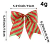 Moños Navideños en Varios Diseños, Adornos para Árbol de Navidad, Accesorios para Coronas al por Mayor, Decoraciones de una Sola Pieza