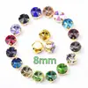 Fondo Dorado satélite cristal garra taladro cristal redondo mano costura taladro DIY vestido accesorios de boda material accesorios para el cabello