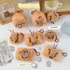 Linda Cartera Pequeña Fuerte Bolsa de Auriculares Mini de Dibujos Animados Bolsa de Almacenamiento Llavero Colgante para Mochila Muñeco de Peluche Regalo