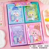 Kit de materiais para adesivos de desenho animado DIY para crianças com pintura de diamante, adesivos de brinquedo para meninas, pequenos presentes para o jardim de infância, pintura de diamante com pontos