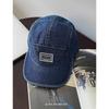 Gorra de Béisbol Japonesa Nicho Vintage de Mezclilla de Ala Plana para Mujer Antigua Combinable Urbana de Marca de Moda Gorra de Cinco Piezas Gorra para Hombre