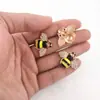 Pulsera de venta caliente europea y americana, collar, accesorios de joyería, DIY, diamante de aleación grande, abeja, accesorios de ropa, transfronterizo