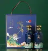 Botella de Vino de Cerámica Jingdezhen Paquete de 0.5 kg Preorden Nueva Bonita Petaca Set de Vino Colección Adorno
