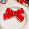 Moño Horquilla para Bebé Adorno para la Cabeza de Año Nuevo para Niñas Clip de Princesa Coreano Horquilla Linda para Niña Accesorios para el Cabello