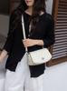 Bolso de piel de vaca de capa superior bandolera romboidal cuero genuino compras concha popular moda belleza para mujer fresco bolso de hombro de mano
