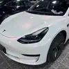 Pó de Charme Branco Diamante para Animais de Estimação Adesivo de Modificação de Corpo Inteiro Perolado Filme de Carro de Alto Brilho Filme de Envelopamento de Carro