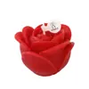 Velas aromáticas con forma de rosa, decoraciones creativas y románticas para el hogar, regalos para el Día de San Valentín, venta al por mayor transfronteriza