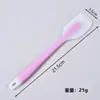 Espátula de Silicone Translúcida de Fábrica Espátula para Creme Pequena Espátula de Silicone Translúcida Ferramenta de Espátula de Silicone Doméstica