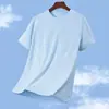 Camiseta Deportiva de Manga Corta para Hombre, Verano, Sensación de Hielo, Secado Rápido, Transpirable, para Correr, Fitness, Estampada, Manga Media, Holgada