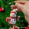 Decorações de Produtos Novos Transfronteiriços Árvore de Natal Presentes Desenho Animado Pingente de Papai Noel em Acrílico Festa Natal