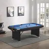Mesa de Bilhar Dobrável para Uso Doméstico para Adultos, Mesa Pequena Elegante para Nove Bolas, Mesa de Sinuca Não Padrão, Mesa de Sinuca Estilo Americano Bola 8 Preta