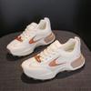 Venta al por mayor transfronteriza Nuevos Zapatos Deportivos de Moda para Dama Zapatos Blancos de Suela Gruesa Transpirables Zapatos Deportivos Casuales de Moda para Dama