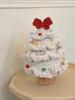 Hecho a mano DIY Tejido Lindo Cachorro Pacha Perro Árbol de Navidad Bolsa de Material Lana Gancho Tejido Regalo de Navidad para Mujeres