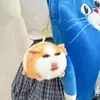 Juguete de Peluche Colgante de Hámster Muñeco Divertido de Cobaya Que Puede Hacer Sonidos y Paquete de Expresiones Muñeca Regalo de Cumpleaños para Niñas