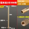 Extensão de rosca macho e fêmea para conector de molde de cobre 1 2 3 pontos 1/8 1/4 3/8 haste de extensão pneumática bico de água reto