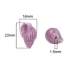 2 Cuentas de Color Cerámica Fresca Esmaltada Concha Cuentas Sueltas DIY Joyería Hecha a Mano Collar Cadena de Teléfono Móvil Pulsera Accesorios