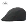 Gorras Transfronterizas para Hombre, Boinas Retro Británicas, Gorras de Pico a Cuadros Clásicas, Gorras Casuales de Moda de Ala Corta, Gorras de Periodista