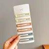 Presilhas laterais estilo dopamina com toque de alta qualidade, presilhas delicadas com franja para meninas, grampos de cabelo doces, presilhas de jacaré estilosas