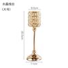 Candelabro de cristal de lujo de estilo europeo, decoración romántica para cenas a la luz de las velas, candelabro de cristal para decoración de mesa de comedor y sala de estar
