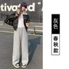 Pantalones nuevos de Otoño e Invierno para Mujer, Forrados de Felpa, Unisex, Pantalones Deportivos estilo Lulu, Puños Jogger, Sueltos de Pierna Ancha Casuales