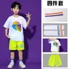 Fantasias de Cheerleading Infantil para 1º de Junho, Trajes de Cheerleading para Competição Esportiva Escolar, Uniformes de Formatura para Coro de Jardim de Infância